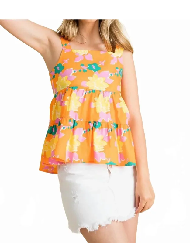 Flower Swing Tank Top