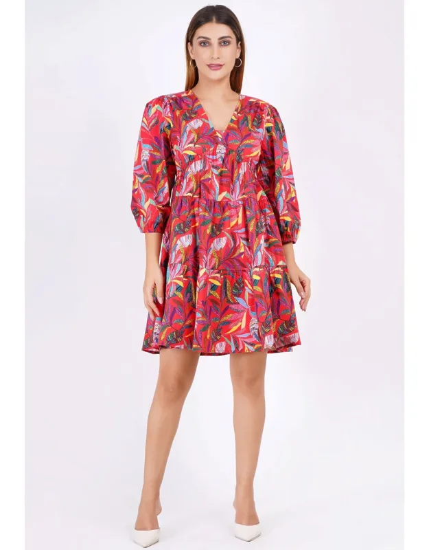 Empire Waist Mini Dress