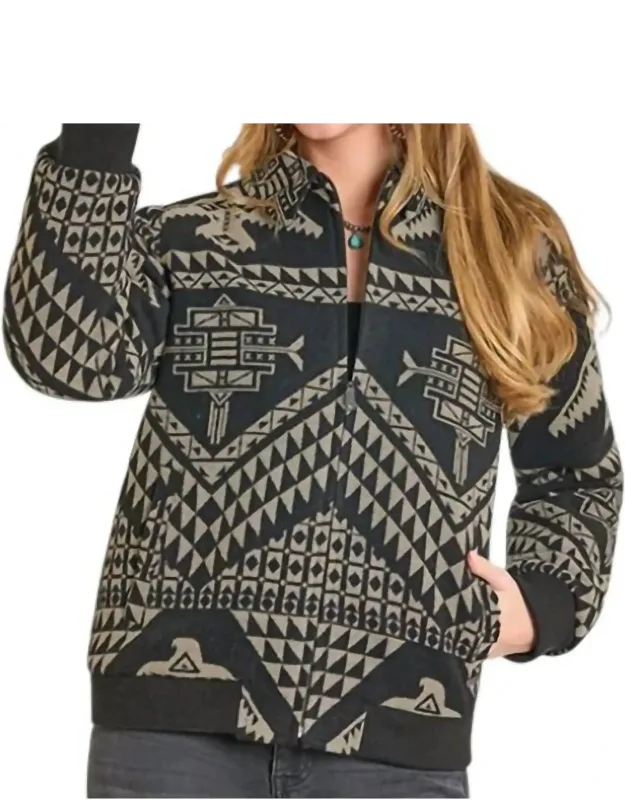 Aztec Bomber Jacket