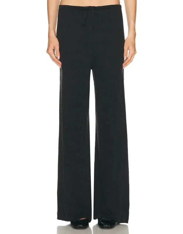 Cashmere Jersey Easy Drawcord Pants