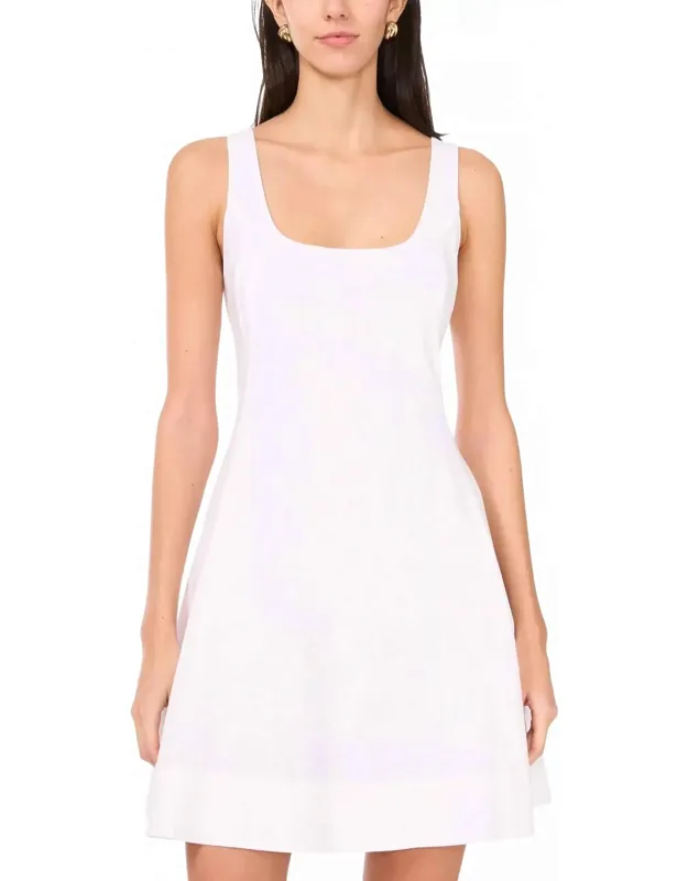 Scoop-neck Full-circle Dress