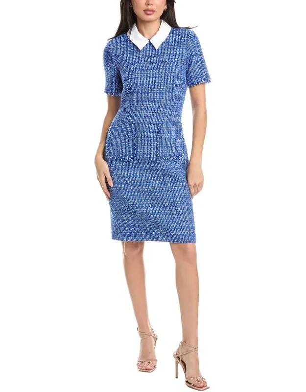 Tweed Collared Dress