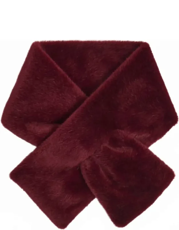 Faux Fur Pull Through Scarf