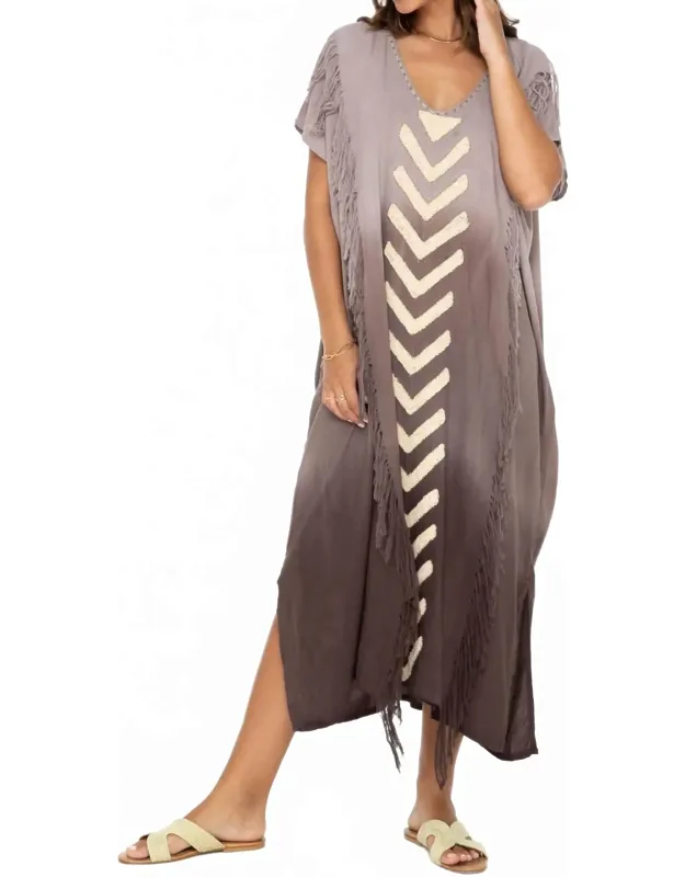 Bahama Arrow Long Kaftan Dress