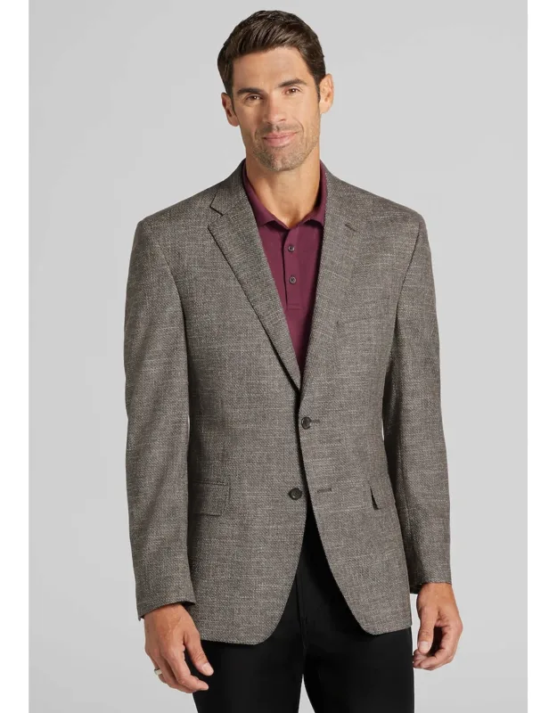 Reserve Collection Traditional Fit Crosshatch Sportcoat