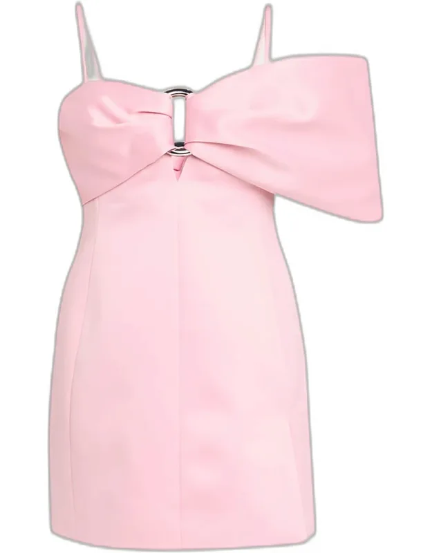 Satin Pop Bow Dress