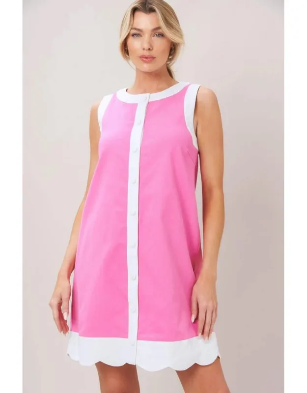 Shift Woven Mini Dress