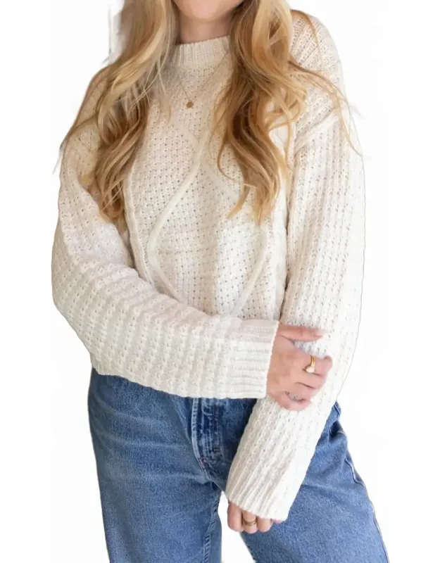 Classic Cable Knit Sweater
