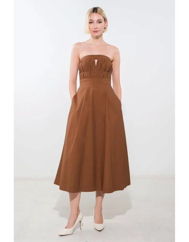 Mystic Muse Woven Midi Dress