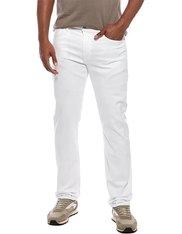 Brixton Clean White Straight Narrow Jeans