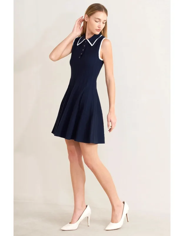 Meet Me In Paris Sweater Knit Mini Dress