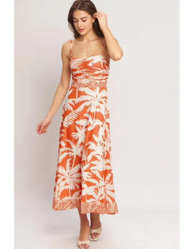 Heatwave Resort Power Mesh Midi Dress