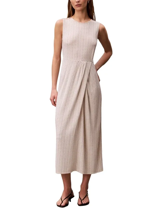 Printed Crepe Jersey Maxi Dress