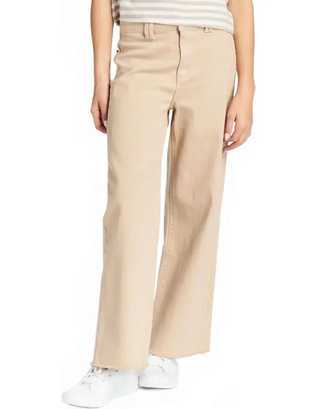 Wide Leg Ankle Cropped Jeans
