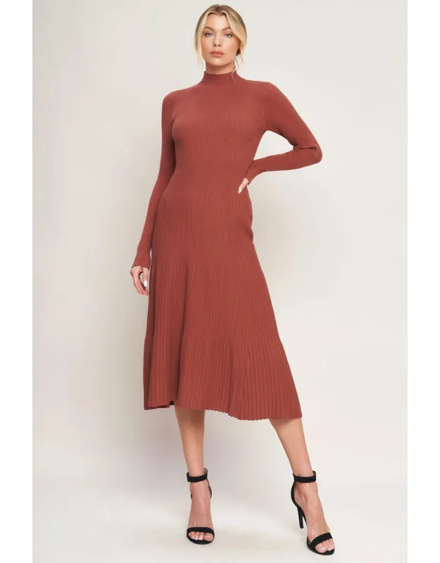 Stolen Kisses Sweater Midi Dress