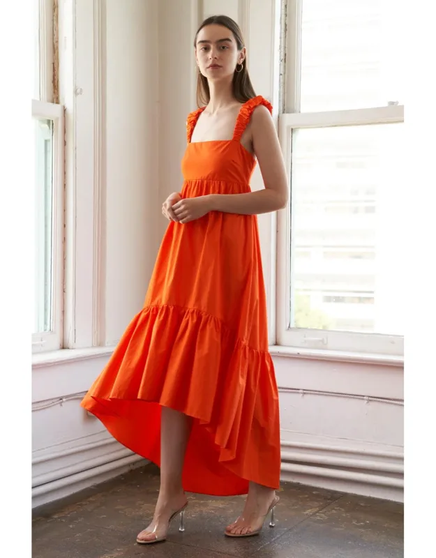 Sunbeam Splendor Woven Midi Dress