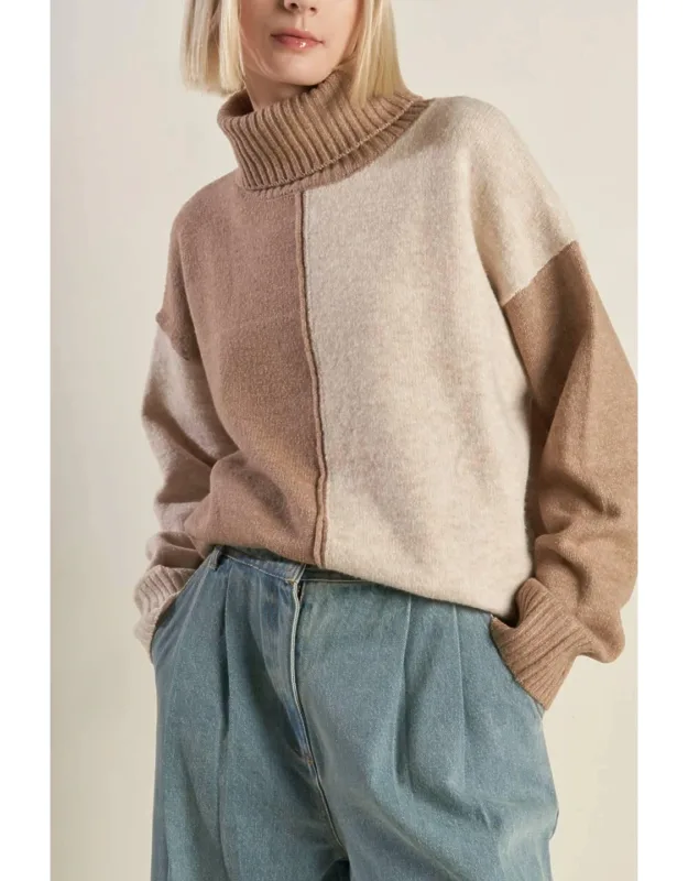 Mixed Emotions Colorblocked Sweater