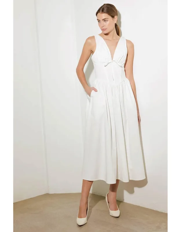 Fanciful Escapes Woven Midi Dress