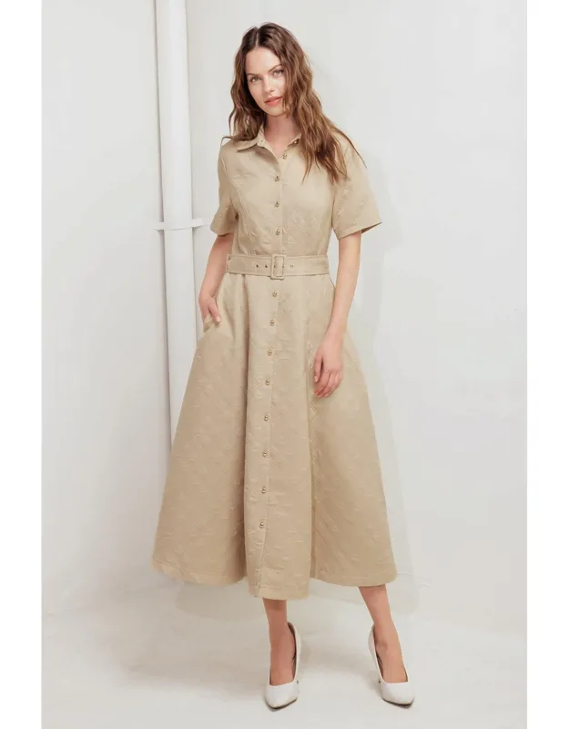 Woven Midi Dress