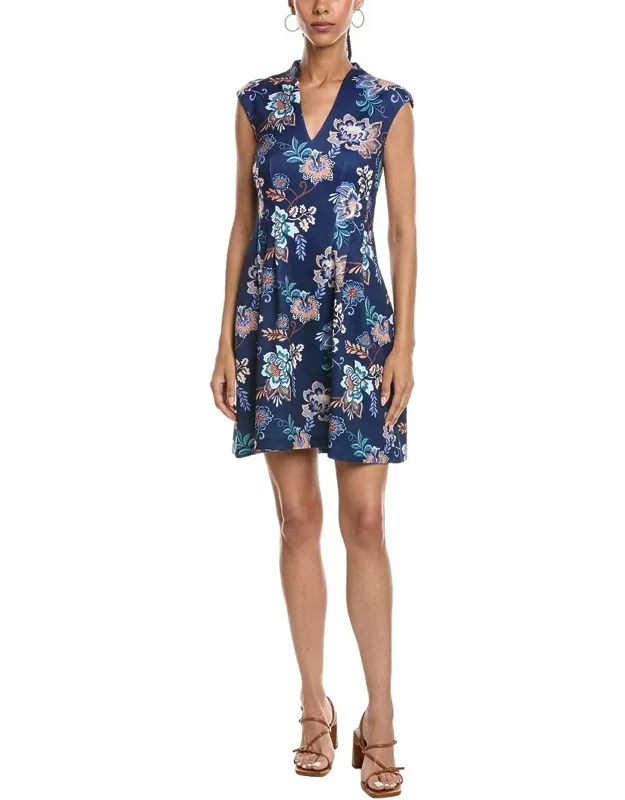 Sleeveless Printed Mini Dress