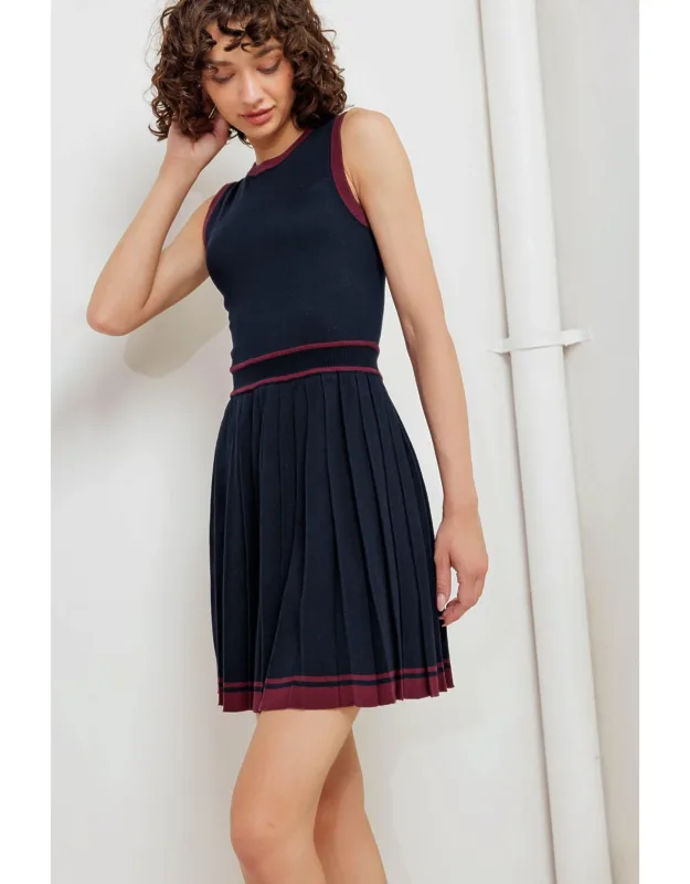 Stripe Sweater Mini Dress