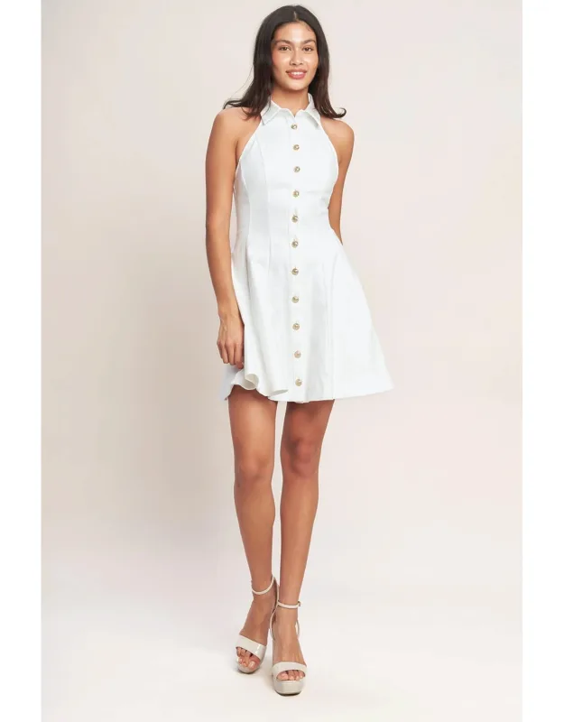 Woven Mini Dress