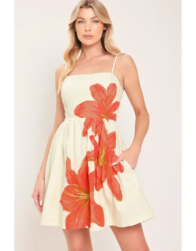 Flora Woven Mini Dress