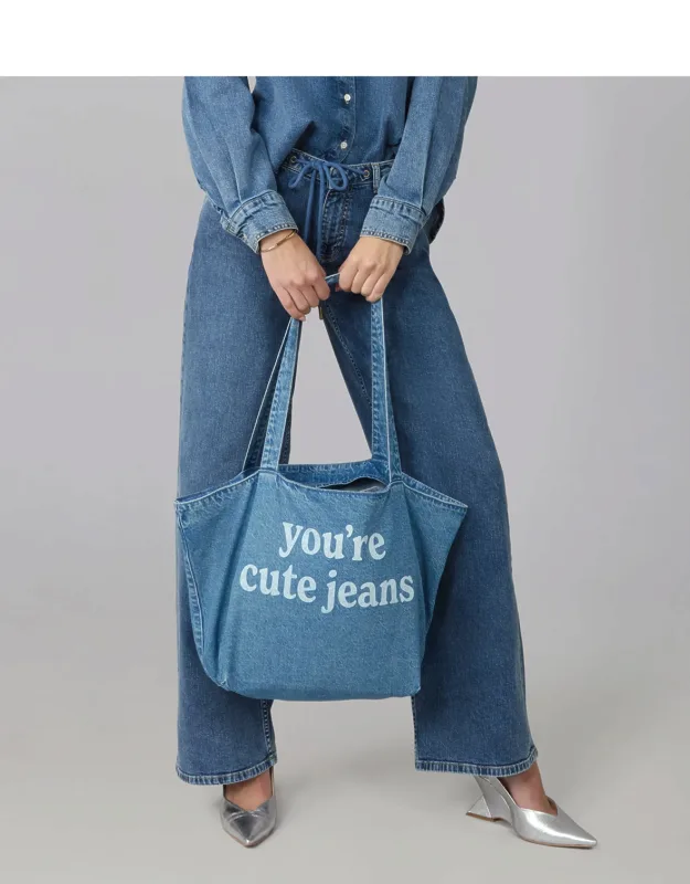 Denim Tote Bag