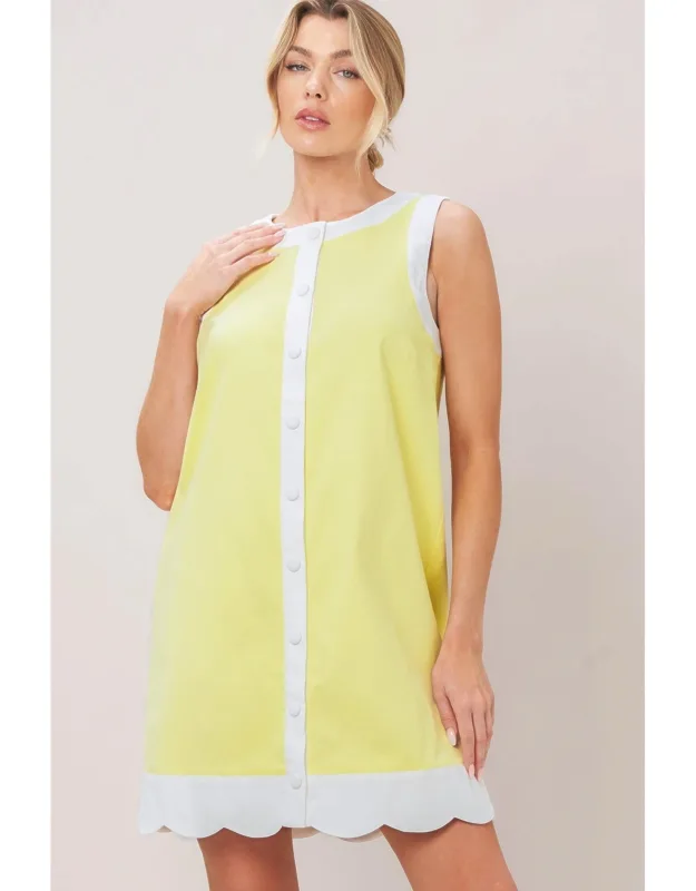 Shift Woven Mini Dress