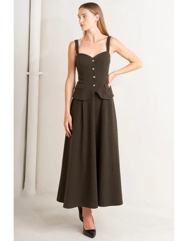 Heritage Tailor Woven Midi Dress