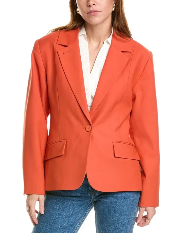 Wool-blend Blazer