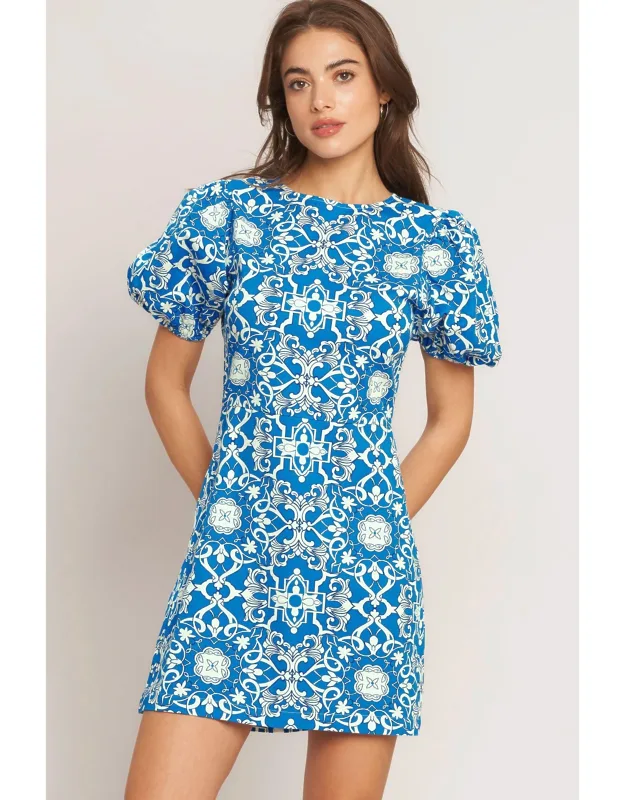 City Vibe Woven Mini Dress