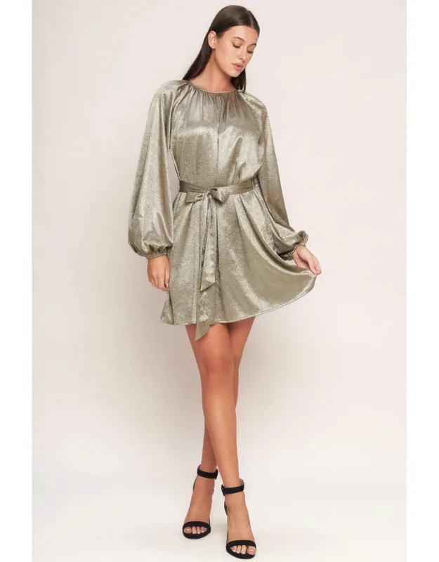 Moonrise Haze Woven Mini Dress