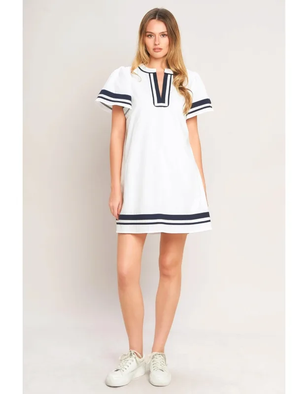 Woven Mini Dress
