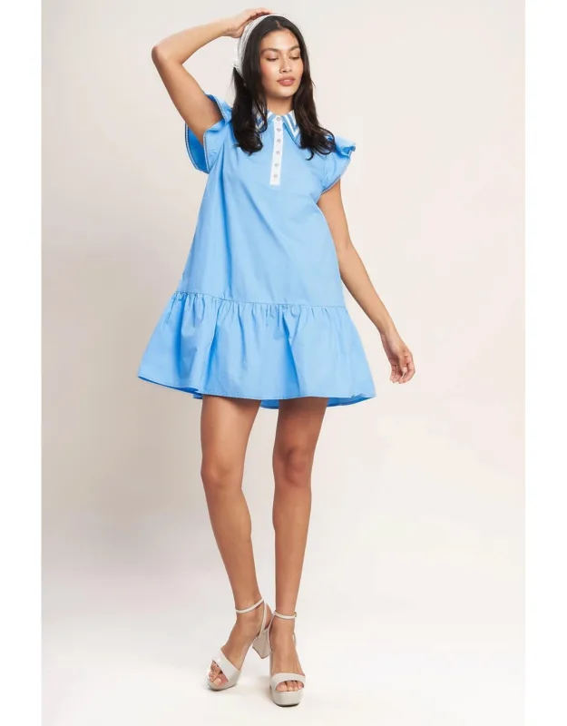 Woven Mini Dress