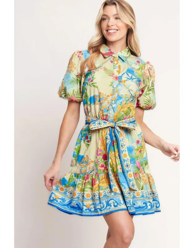 Woven Mini Dress
