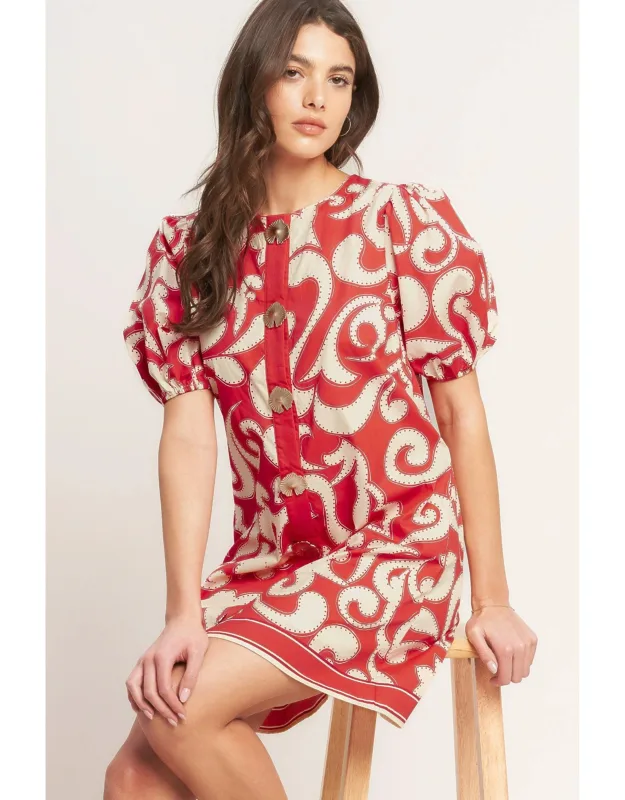 Woven Mini Dress