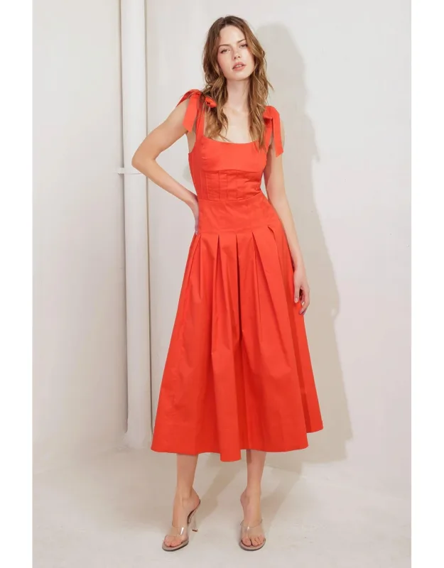 Woven Midi Dress