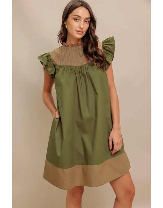 Woven Mini Dress