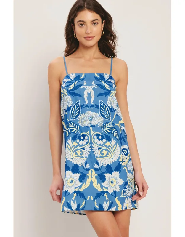 Woven Mini Shift Dress