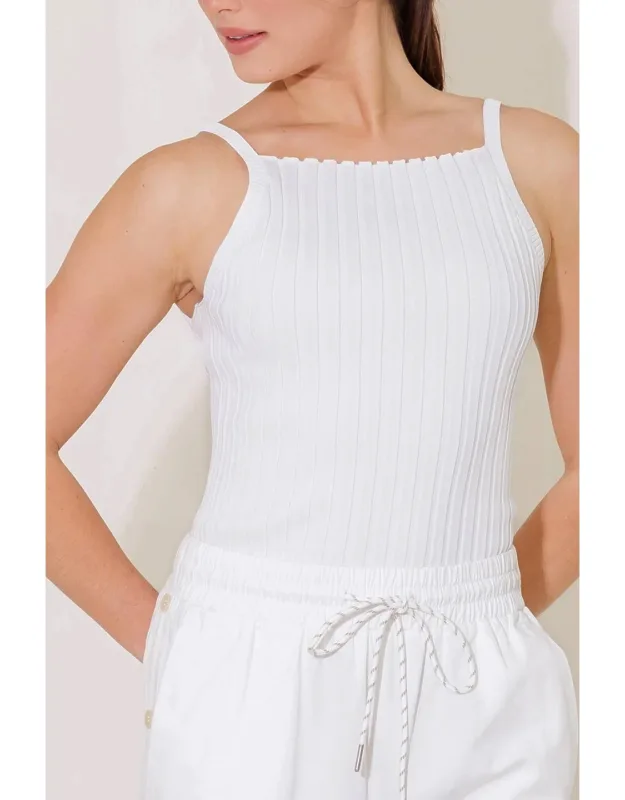 Bit Of Sunshine Sweater Knit Tank Top