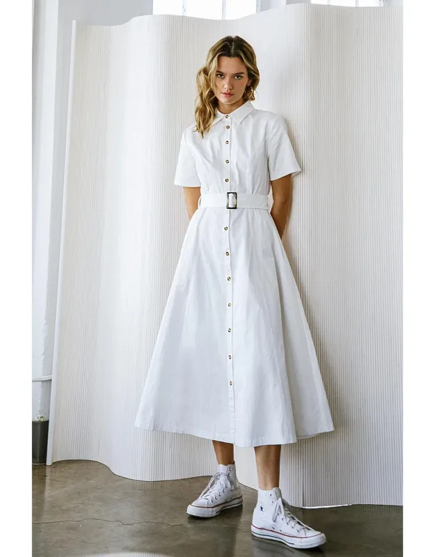 Woven Midi Dress