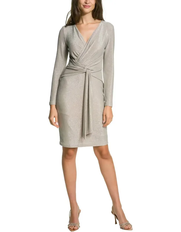 Lame Matte Jersey Dress