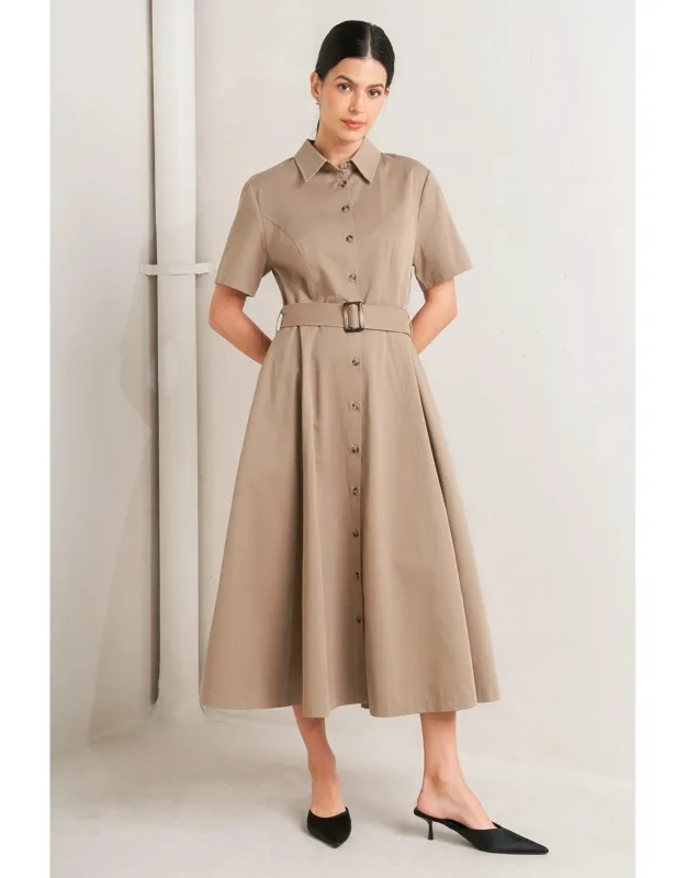 Woven Midi Dress