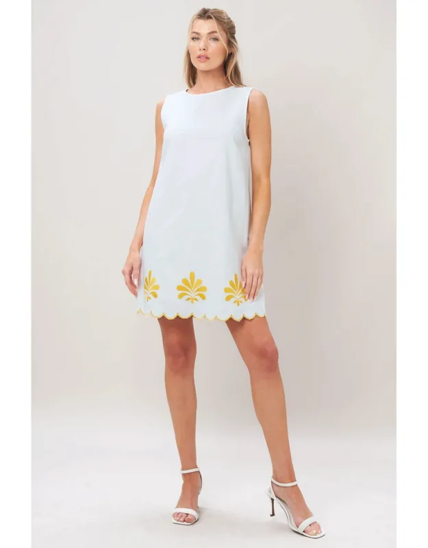 Sweet As Sunshine Woven Mini Dress