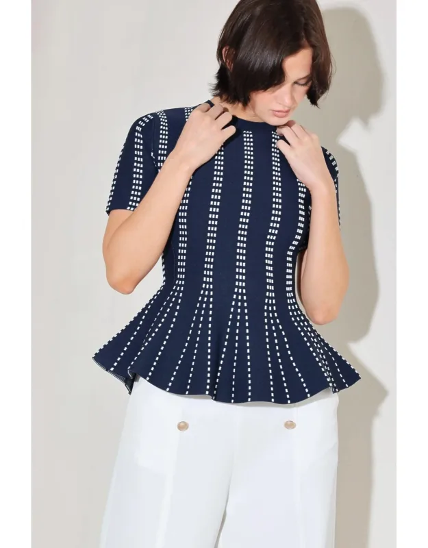 Evening Rustle Jacquard Sweater