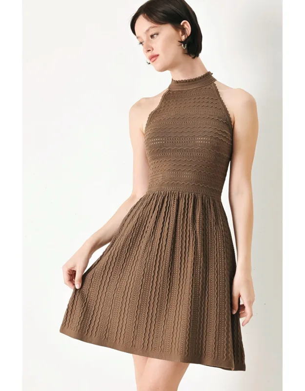Sweet Latte Sweater Knit Mini Dress