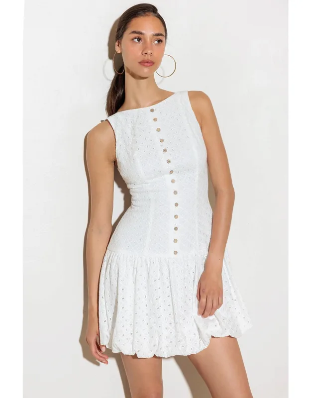 Woven Mini Dress