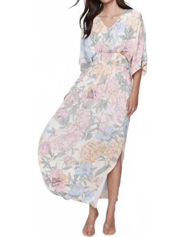 Floral Dolman Maxi Dress