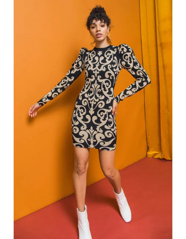 Bask In Love Sweater Mini Dress